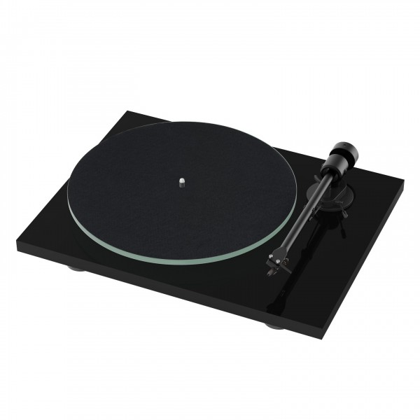 Pro-Ject T1 EVO BT Turntable, Black - with felt mat, no dust cover