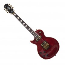 Epiphone Alex Lifeson Les Paul Custom Axcess Quilt Left-handed, Ruby - Ex Demo