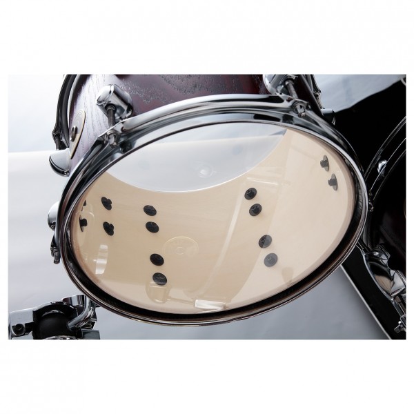 Tama Club-JAM Shell Pack w/ Cymbal Holder, Satin Burgundy Elm