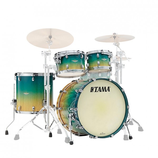 Tama Starclassic Maple 22" 4pc Shell Pack, Marine Shoreline Movingui Fade