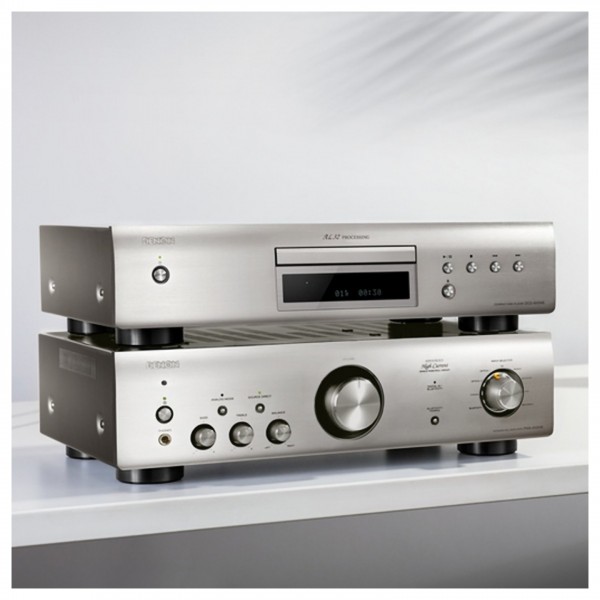 Denon PMA-600NE Integrated Stereo Amplifier with Bluetooth, Silver - lifestyle 1 