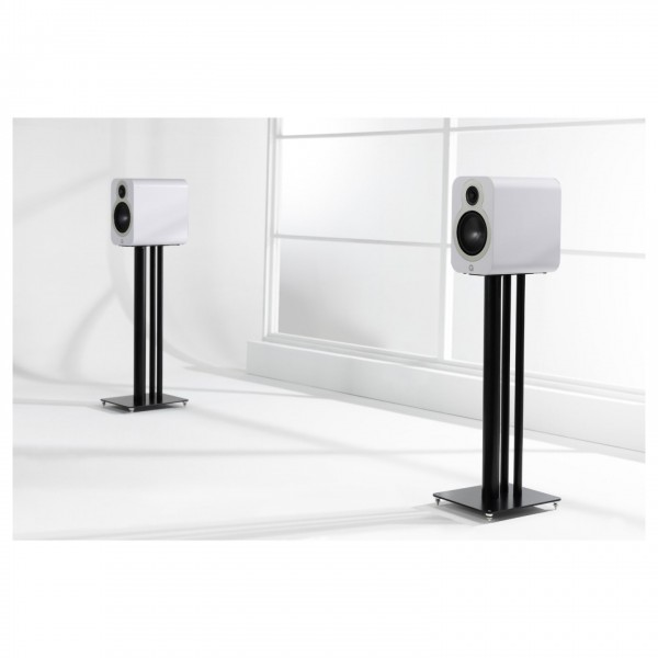 Q Acoustics 3020c Bookshelf Speakers (Pair), Satin White