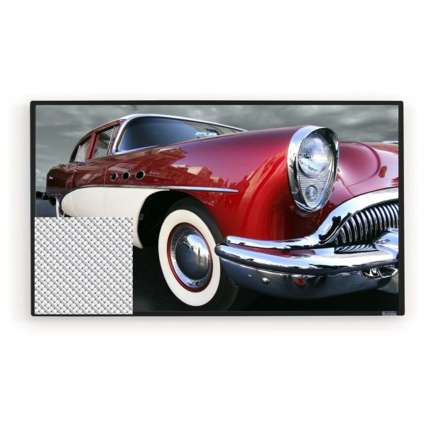 Sapphire 16:9 Slim Acoustically Transparent Projector Screen, 106" - with weave 