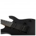 Spira Guitars S-407 MBK, Satin Black - Body, Angled 1