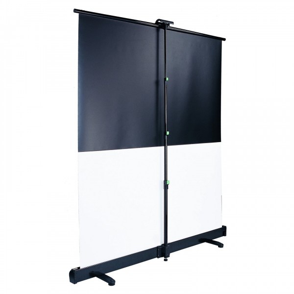 Sapphire Pull Up Portable 16:9 Pole Supported Projector Screen, 92" - Rear view