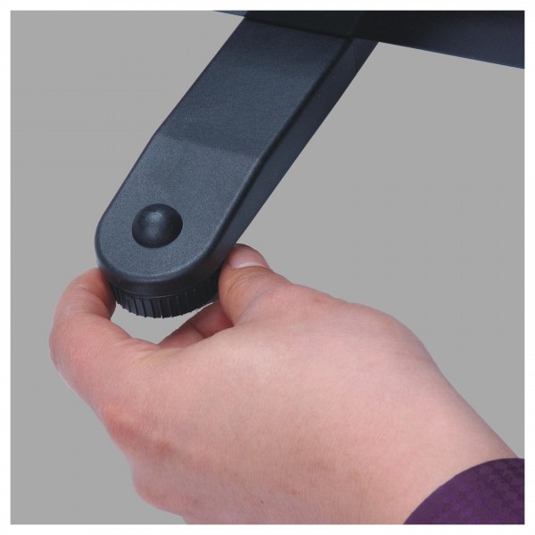 Sapphire Pull Up Portable 16:9 Pole Supported Projector Screen, 92" - Adjsutable feet to help stabalise screen