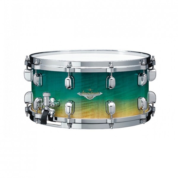 Tama Starclassic Maple 14" x 6.5" Snare Drum, Marine Shoreline Movingui Fade