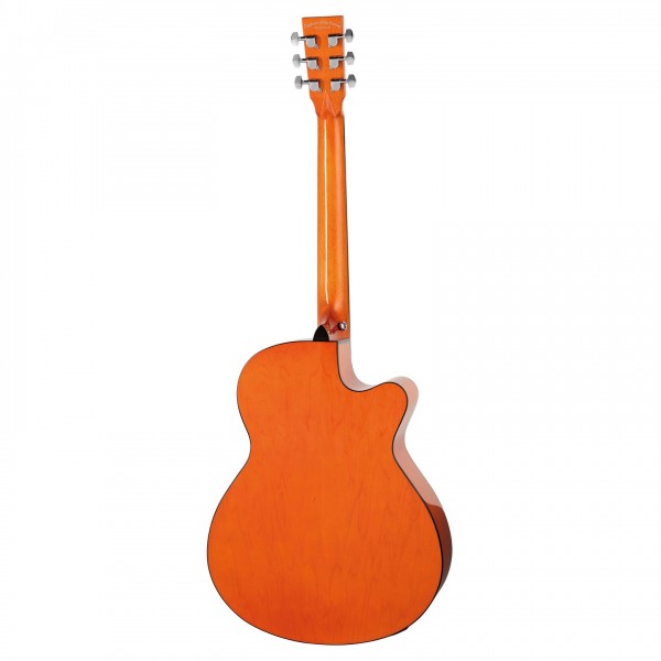 Tanglewood TA4CE Azure Super Folk Left Handed Electro Acoustic, Shoreline Amber back 