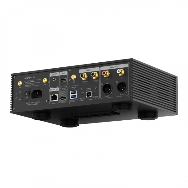 Eversolo DMP-A6 Gen 2 Streaming Music Player - rear  under 