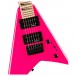 Jackson JS Series Rhoads Minion JS1X, Maple Fingerboard, Neon Pink - Bridge