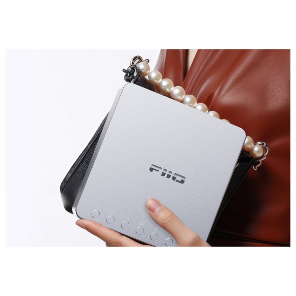 FiiO DM13 Portable CD Player, Silver at AV.com