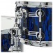 Sonor SQ2 Birch 4pc Shell Pack, Blue Tribal Veneer