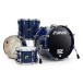 Sonor SQ2 Birch 4pc Shell Pack, Blue Tribal Veneer