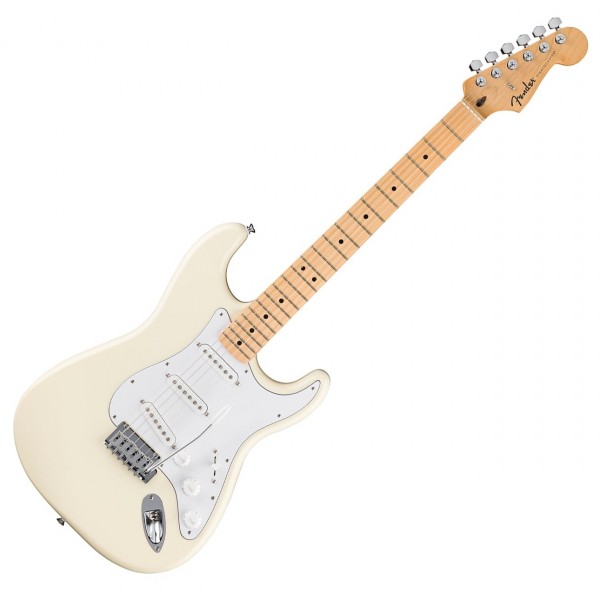 Fender Standard Stratocaster, Olympic White front 