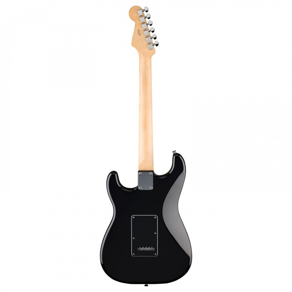 Fender Standard Stratocaster HSS, Black Pickguard, Black at Gear4music