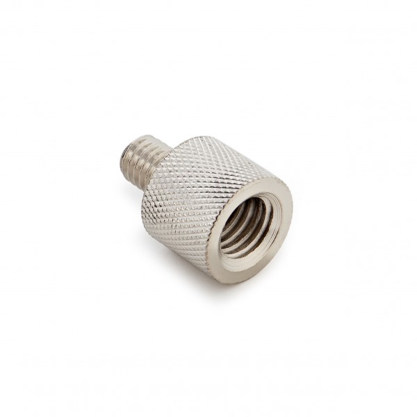 3/8" to 1/2" Mic Stand Adaptor by Studiospares, Silver