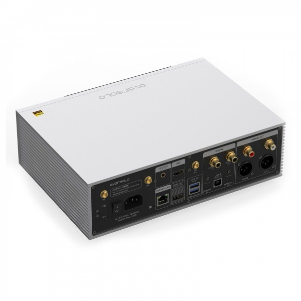 Eversolo DMP-A6 Master Edition Gen 2 Streaming Music Player, Silver - rear top angle 