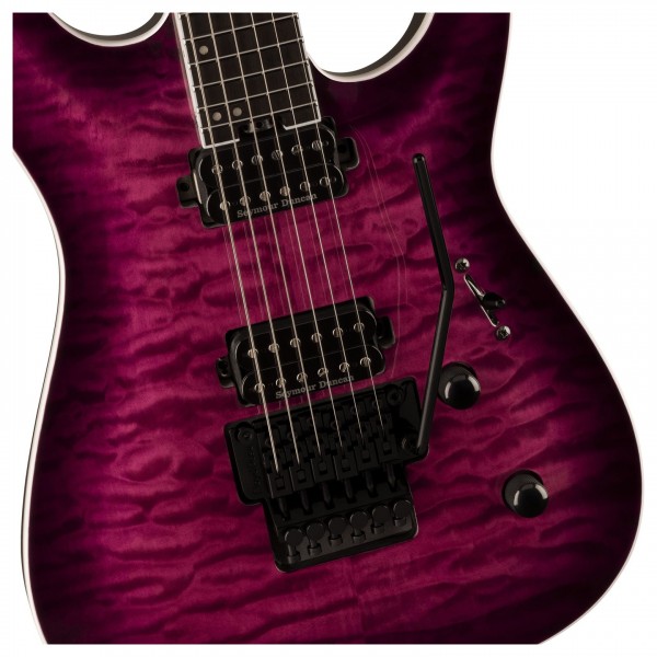 Jackson Pro Plus Series Dinky DKAQ, Transparent Purple Burst