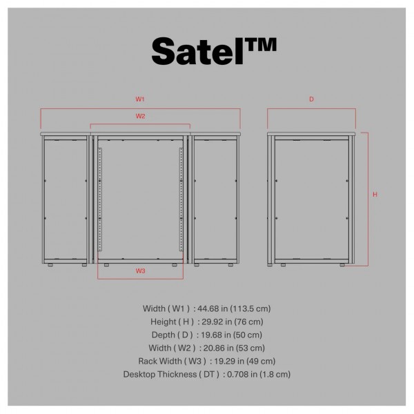 Wavebone Satel 13U Rackmount Case