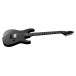 ESP LTD M-201 Baritone HT, Black - Angled