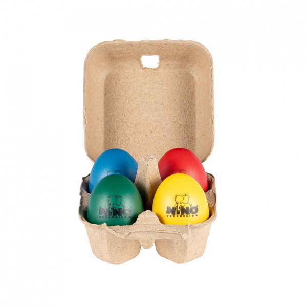 Nino Percussion Egg Shaker Box Set 1, 4 Piece