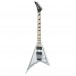 Jackson RRX24M X Series Rhoads, Snow White w/ Black Pinstripes - left