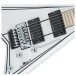 Jackson RRX24M X Series Rhoads, Snow White w/ Black Pinstripes - pickups and bridge