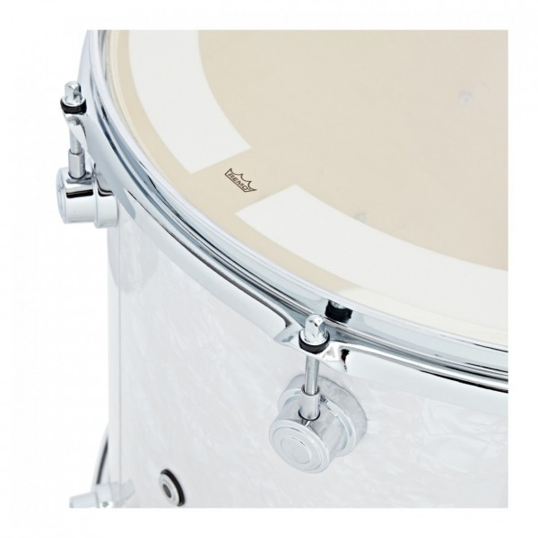 DW Drums Performance Series 5 Piece Shell Pack w/Snare, White Marine