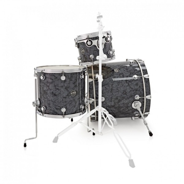 DW Drums Performance Series 5 Piece Shell Pack w/Snare, Black Diamond