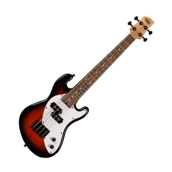 Kala U-Bass Solid Body Fretted, Tobacco Burst