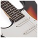 LA Left Handed Electric Guitar by Gear4music, Sunburst