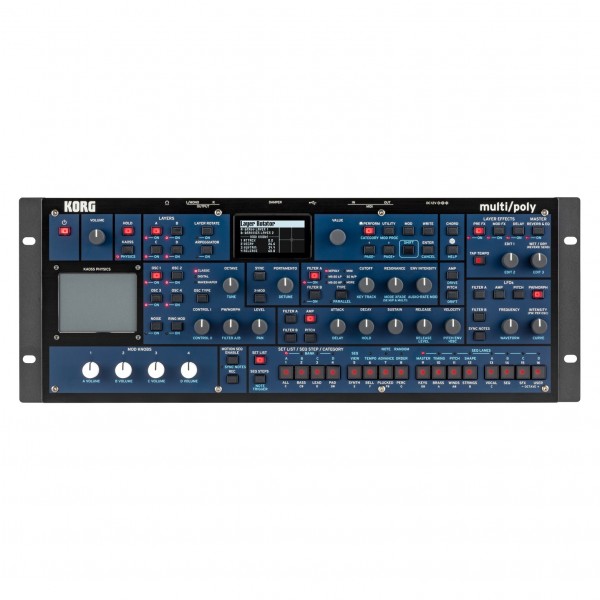 Korg Multi/Poly Digital Synthesizer Module - Top