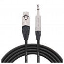 Studiospares Pro Neutrik XLR Female - Balanced Jack Mogami Cable, 60cm Black