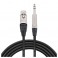 Studiospares Pro Neutrik XLR Female - Balanced Jack Mogami Cable, 2.5m Black