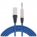 Studiospares Pro Neutrik XLR Male - Balanced Jack Mogami Cable, 1m Blue