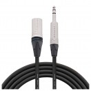 Studiospares Pro Neutrik XLR Male - Balanced Jack Mogami Cable, 10m Black