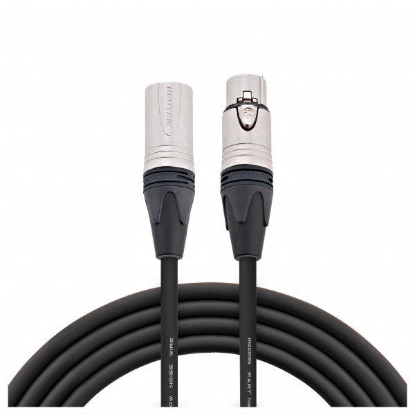 Pro Neutrik XLR Mogami Cable 30cm Black by Studiospares