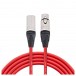 Studiospares Pro Neutrik XLR Mogami Cable, 60cm Red