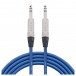 Studiospares Pro Neutrik Balanced / Stereo Jack Mogami Cable, 1m Blue