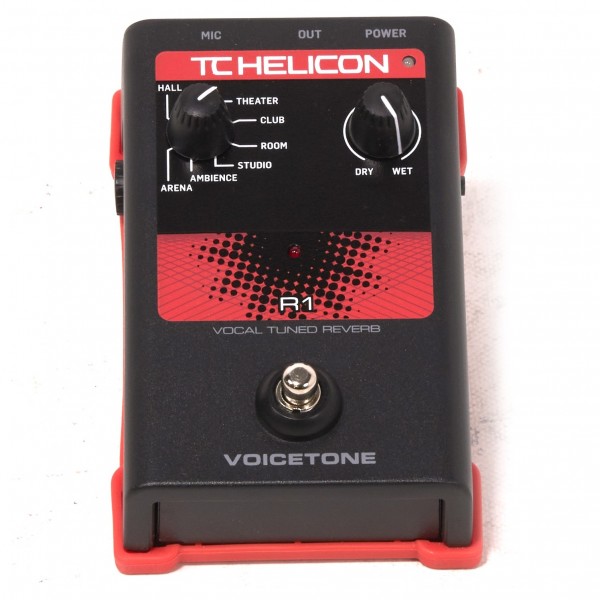 TC HELICON VoiceTone R1 TC-Helicon VoiceTone R1 Vocal Reverb Pedal