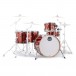 Mapex Mars Birch 22'' 5pc Crossover Shell Pack, Blood Orange Sparkle