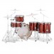 Mapex Mars Birch 22'' 5pc Crossover Shell Pack, Blood Orange Sparkle