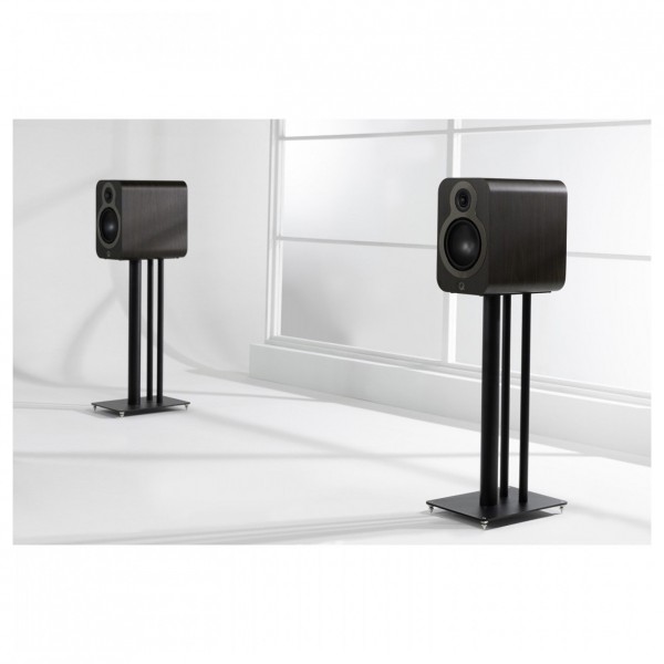 Q Acoustics 3030c Bookshelf Speakers (Pair), Walnut