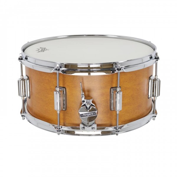 Rogers Tower 14 x 6.5'' Snare Drum, Satin Fruitwood
