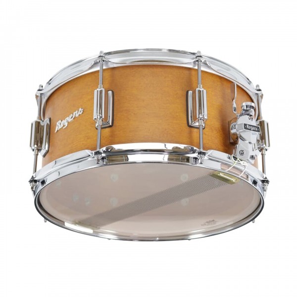 Rogers Tower 14 x 6.5'' Snare Drum, Satin Fruitwood