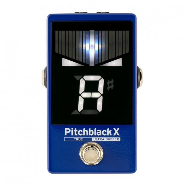 Korg Pitchblack X Chromatic Pedal Tuner, Blue - Top