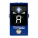 Korg Pitchblack X Chromatic Pedal Tuner, Blue - Top