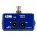 Korg Pitch Black X Pedal Tuner, Blue - Rear