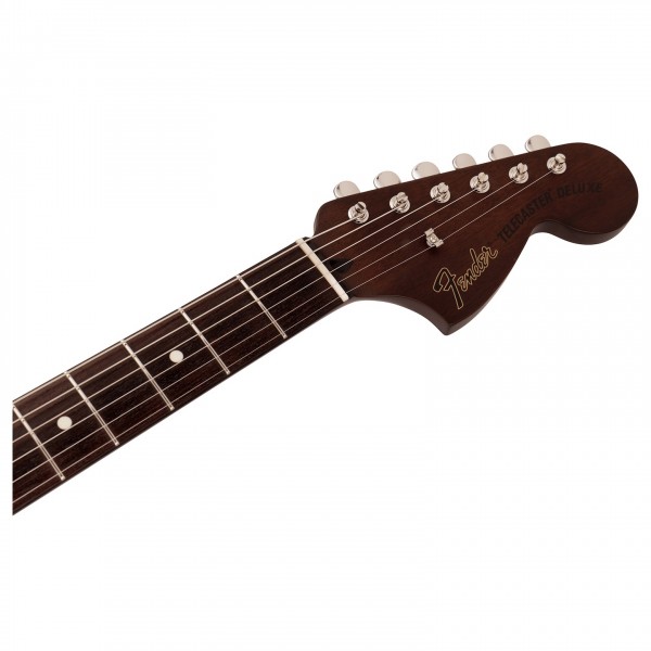 Fender Made in Japan Telecaster Deluxe Limited Run Mahogany, Rosewood - Headstock, Front