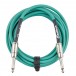 Fender Contour 10' Cable, Sherwood Green front